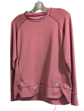 Helly Hansen Women’s Crewneck Pullover Medium Pink Mauve Athletic Sweatshirt